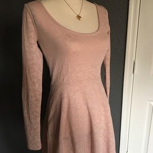 Forever 21 Light pink long sleeve dress